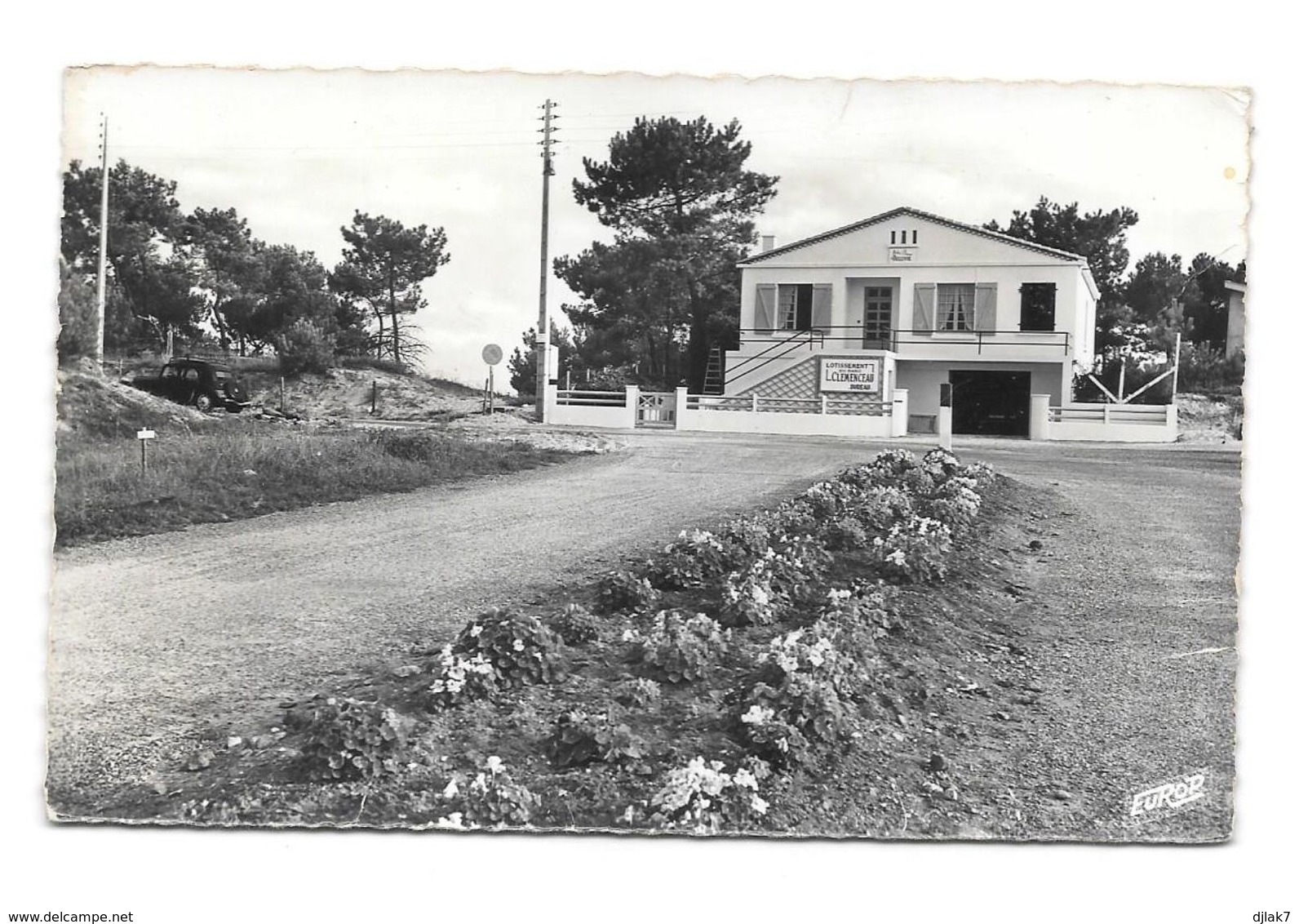 85 La Grière Plage L'Entrée Du Parc Clémenceau (2 Scans) - La Tranche Sur Mer