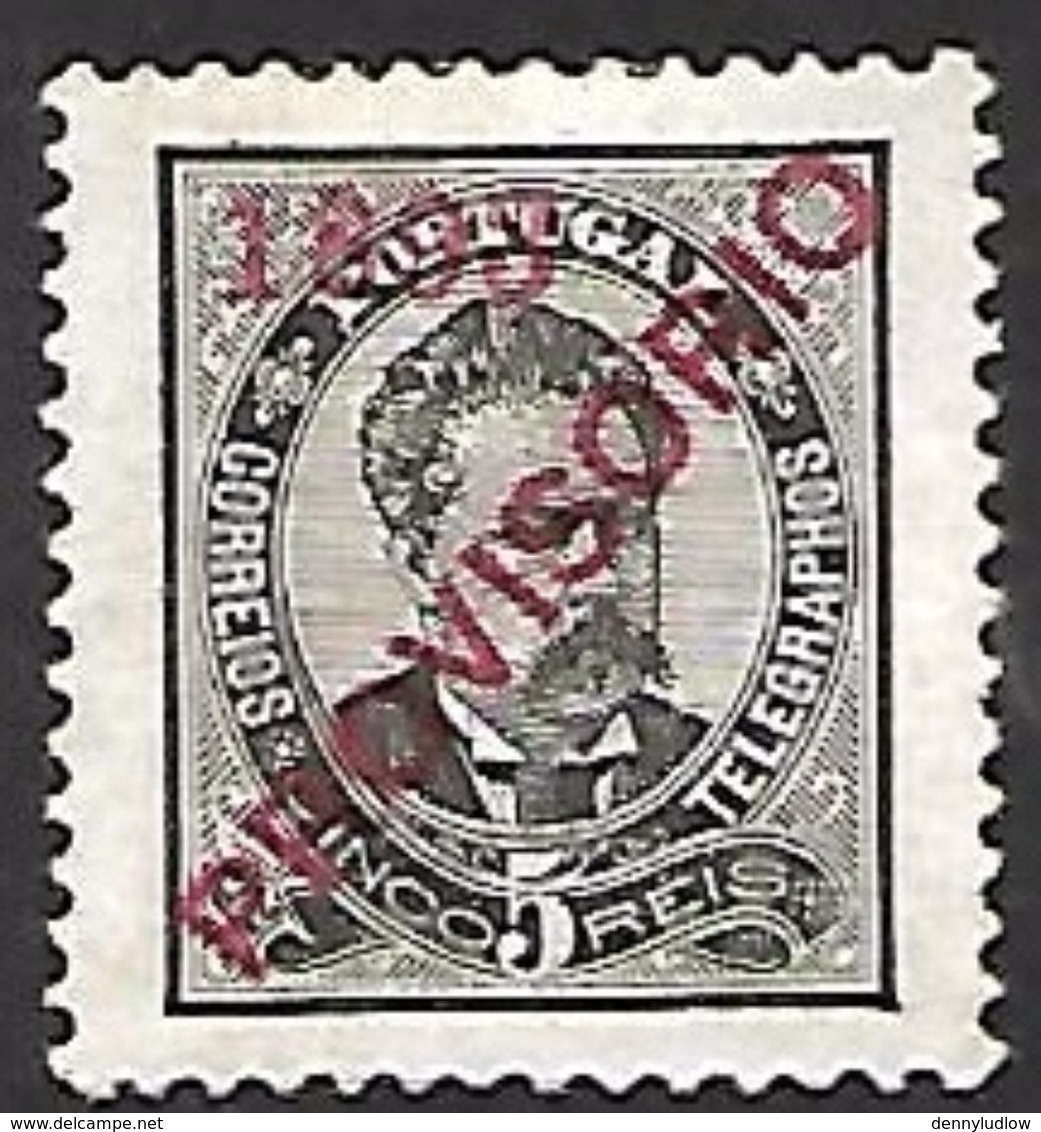 Portugal   1893   Sc#88   5r  MH*   2016 Scott Value $30 - Unused Stamps