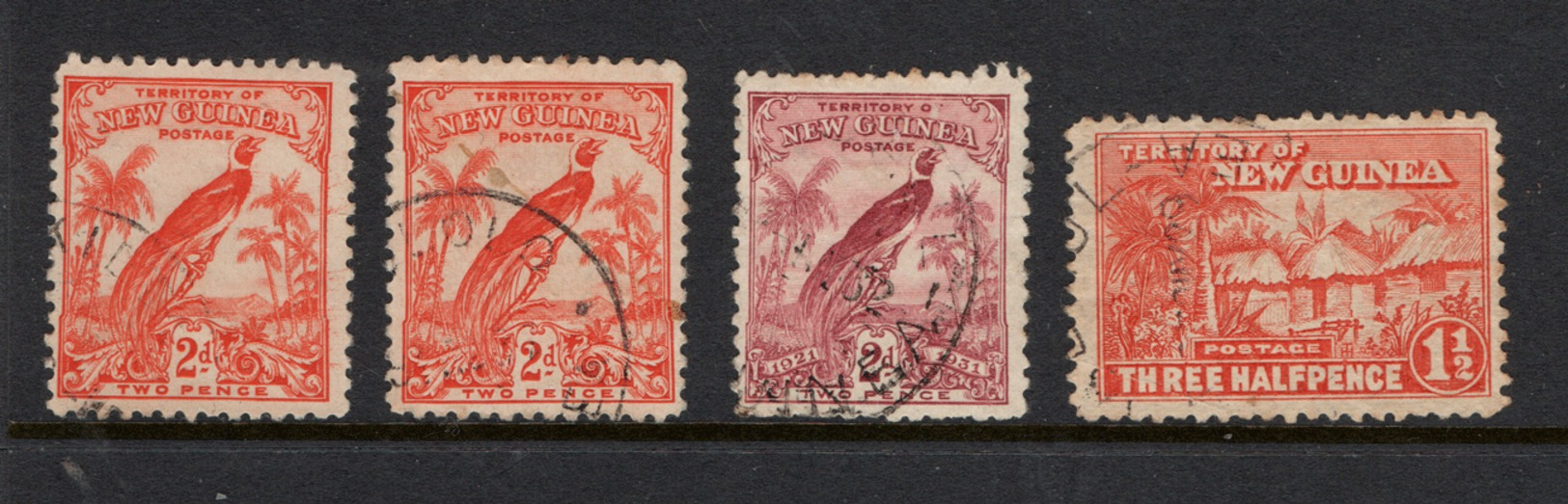 New Guinea  1931/2   "Raggiana - Bird Of Paradise"    FU   (0) - Papua New Guinea