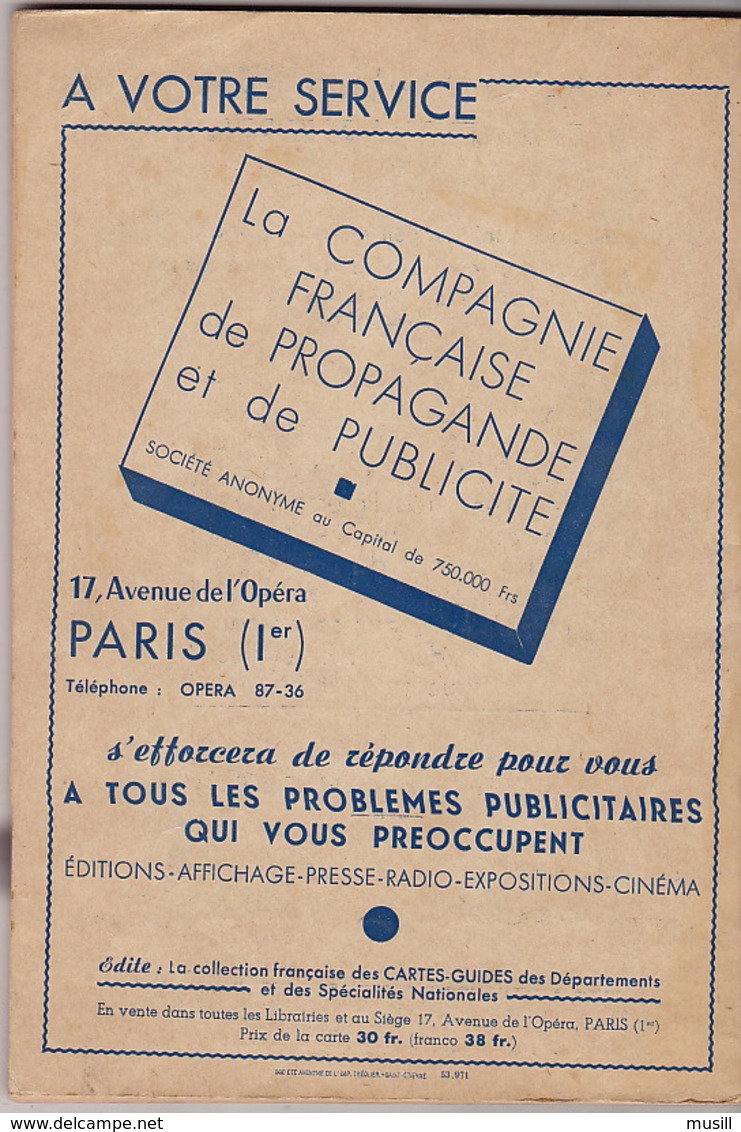 Répertoire  Des Fournisseurs Des Officiers De Réserve. Cinquième Région Militaire. 1947-1948. - France