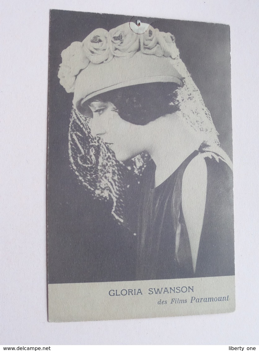 GLORIA SWANSON Des FilmsPARAMOUNT ( Edit. Paramount Paris / Catala ) Anno 19?? Stamp Ciné PALLADIUM ( Voir Photo ) ! - Autres & Non Classés