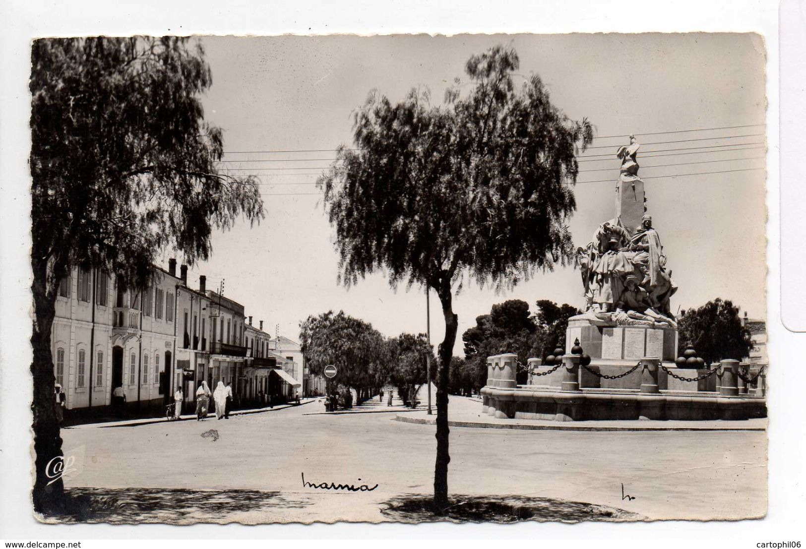 - CPSM MARNIA (Maghnia / Algérie) - Le Boulevard Clemenceau - Photo CAP 1510 - - Tlemcen