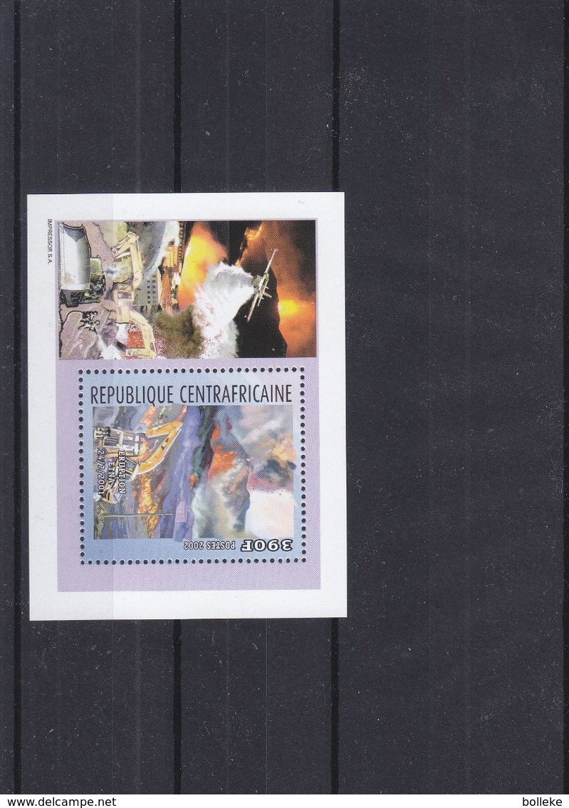 Centrafricaine - Bloc De 2002 * - MNH - éruption De L'Etna - Avions - - Centrafricaine (République)