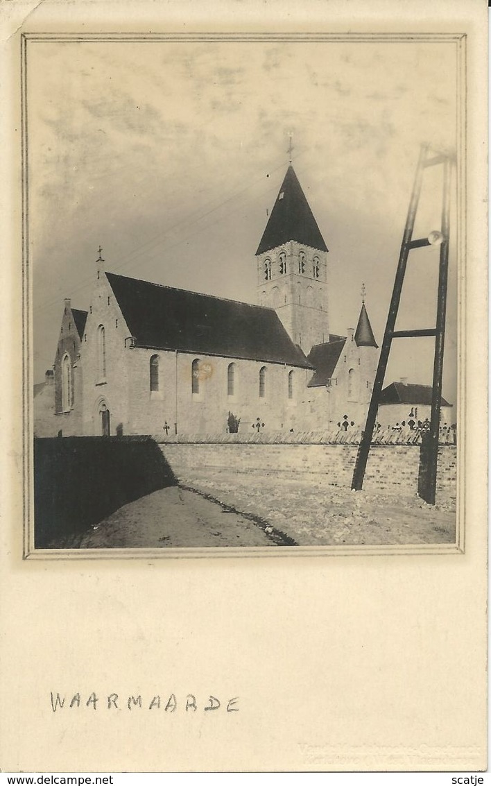 Waarmaarde   -   Kerk   -     Avelgem  1926  Naar   Nieuwmunster - Avelgem