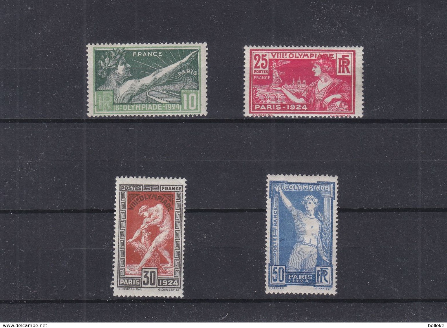 France - Yvert 183 / 86 ** - MNH - Jeux Olympiques De Paris - VIII Ième Olympiade - Valeur 158 Euros - Neufs