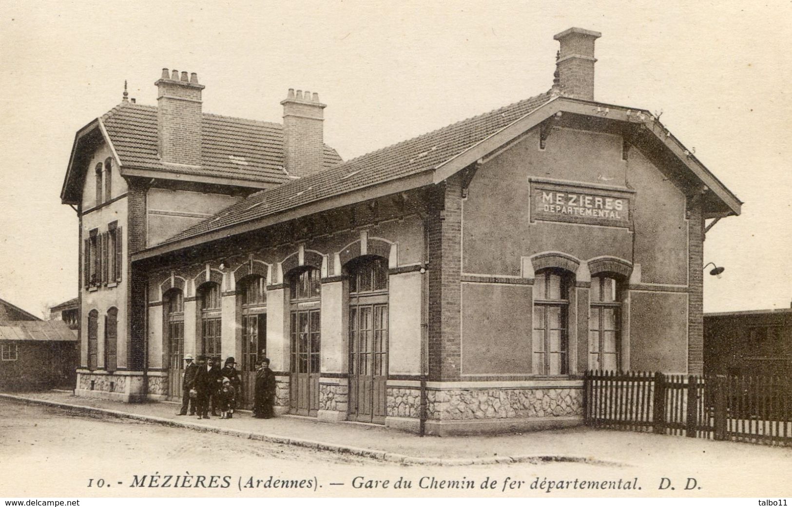 08 - Mézières - Gare Du Chemin De Fer Départemental - Autres & Non Classés