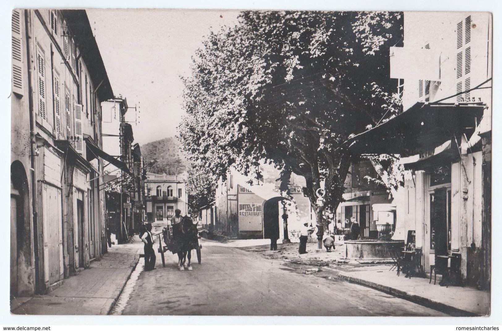 CPSM SAINT ZACHARIE Avenue Jean-Jaurès - Saint-Zacharie