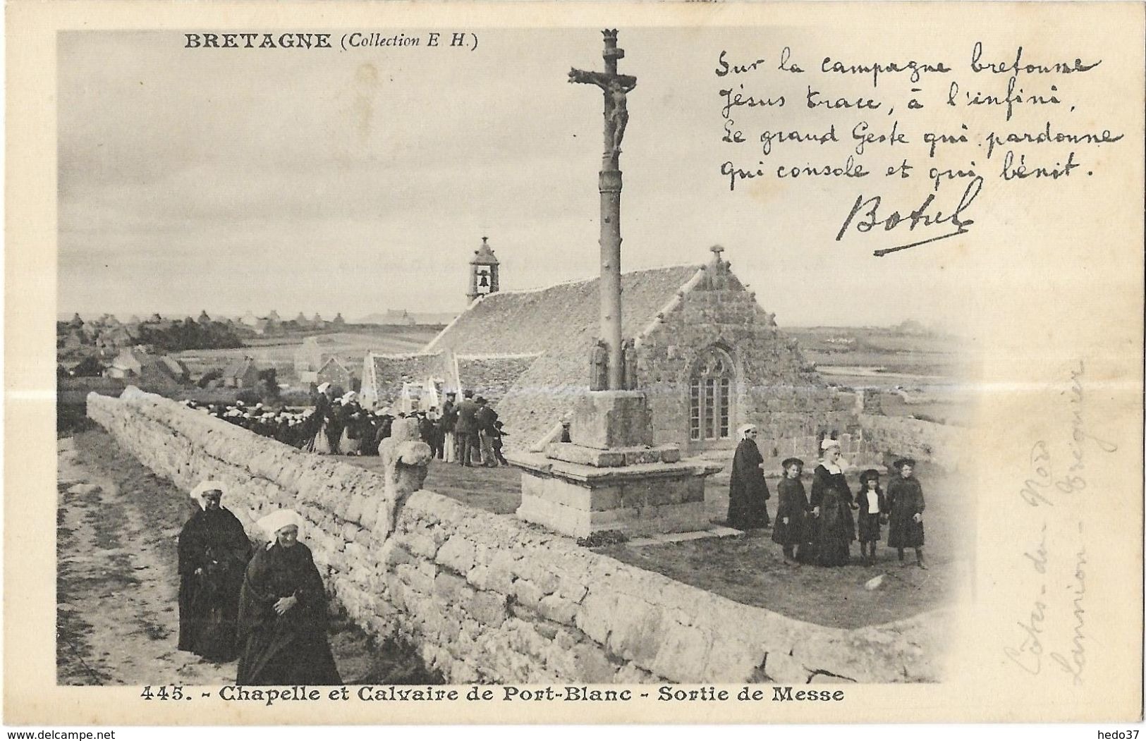 Chapelle Et Calvaire De Port-Blanc - Sortie De Messe - Andere & Zonder Classificatie