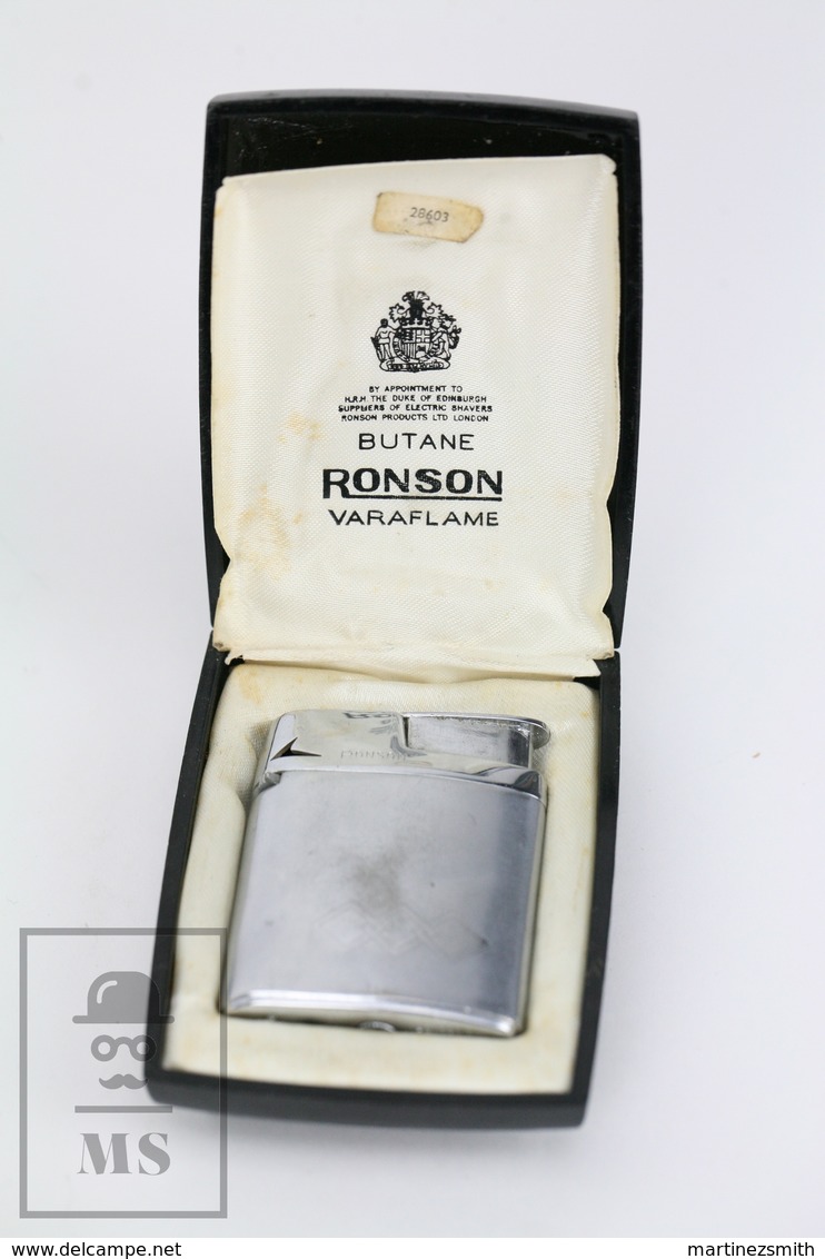 Vintage Ronson Varaflame Butane Lighter - Otros & Sin Clasificación