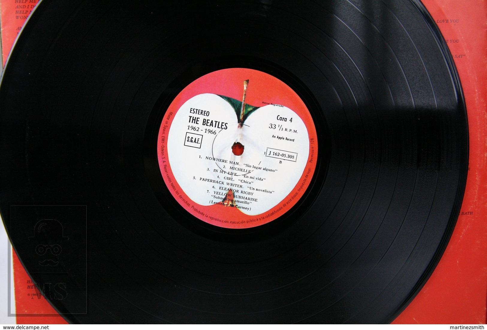 The Beatles: 1962-1966 Double Album - 33 RPM LP -Spanish Ed. Apple Records 1963 - Disco, Pop