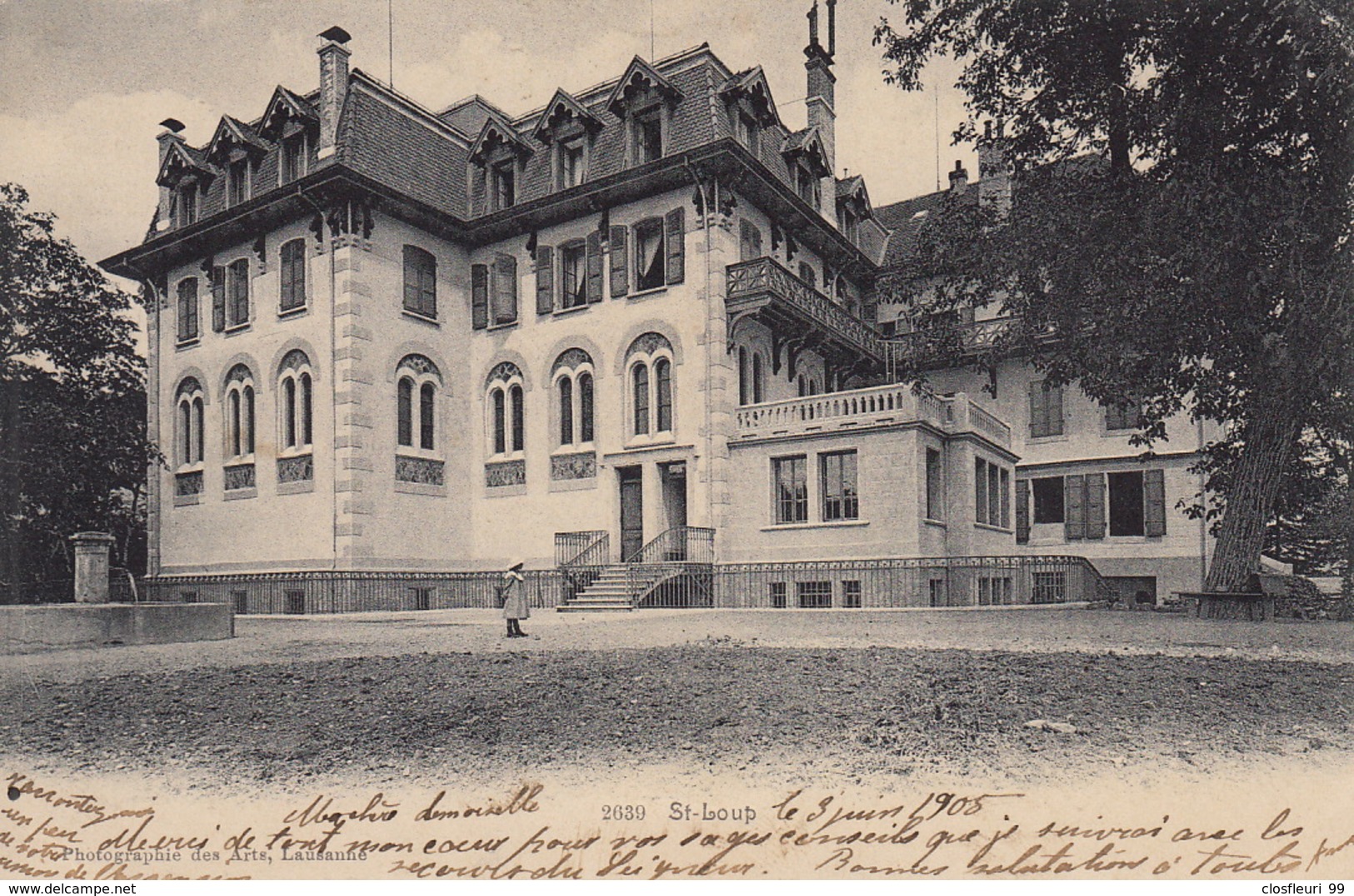 Deux(2) Cartes) Saint-Loup, Pompaples, La Sarraz 5.VI.1905 Et Anciennes Chapelle 16.V5.1905 - La Sarraz