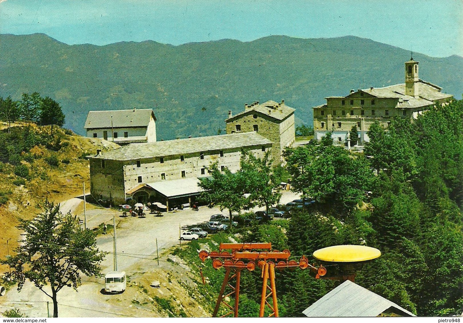 Valmala (Cuneo, Piemonte) Santuario, Panorama, View, Vue, Ansicht - Cuneo