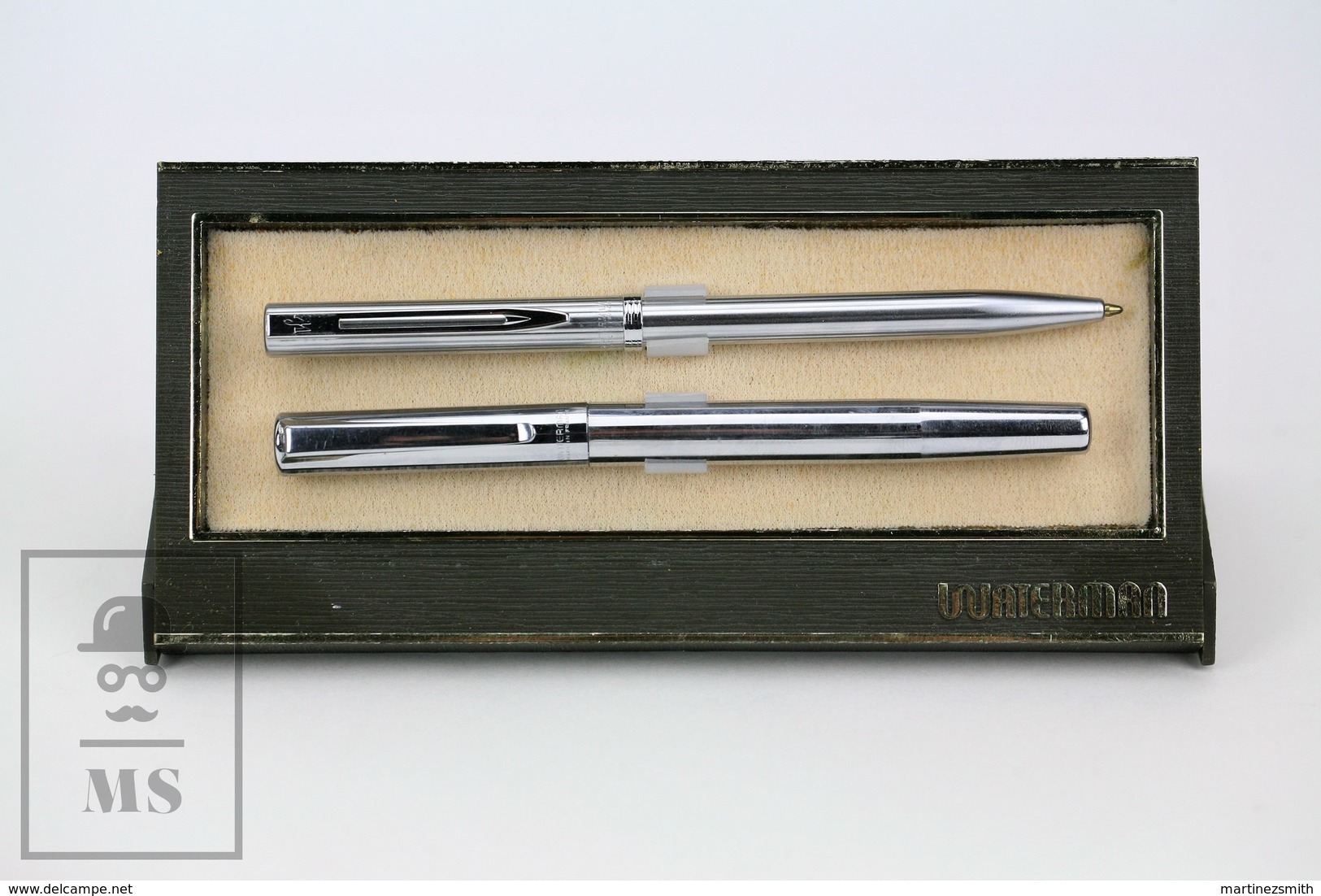 Vintage Waterman France Fountain Pen And Ballpoint Set - Plumes