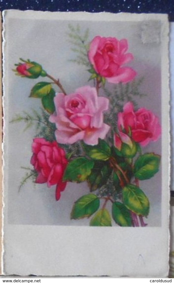 cpa lot 11x litho illustrateur degami jounok  BRC meissner FLEUR theme rose bouquet roses gerbe