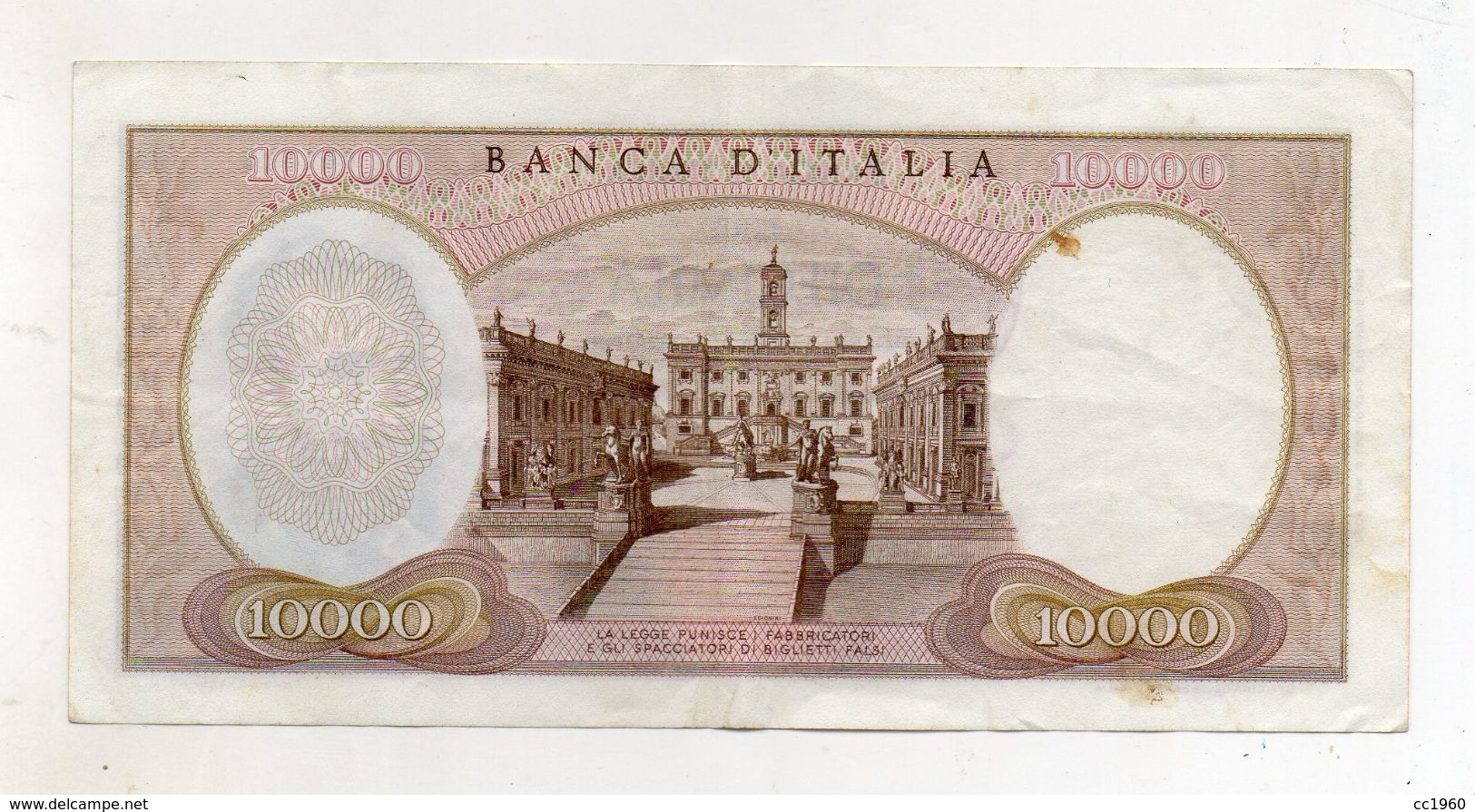 Italia - Banconota Da Lire 10.000 "Buonarroti" Decreto 03.07.1962 -  (FDC8535) - 10000 Lire