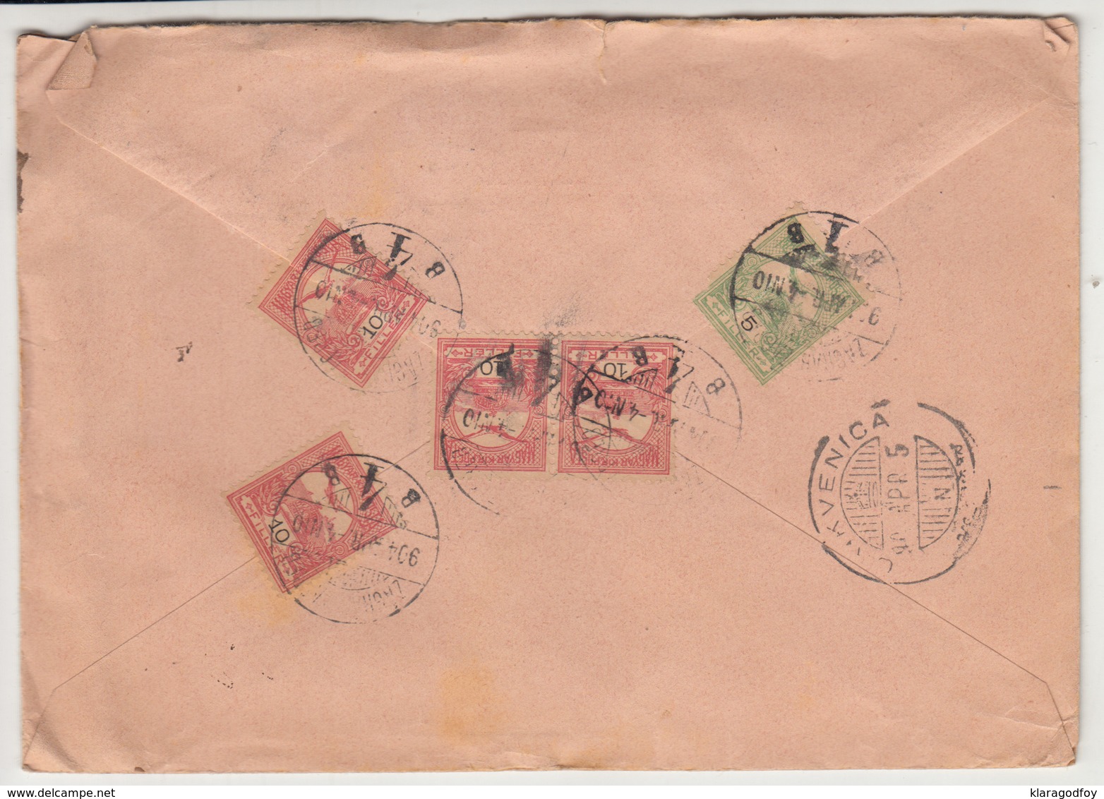 Hungary - Croatia, Varga K.u.k. Hoffotografen Letter Cover Registered Travelled 1904 Zagreb To Crikvenica B180220 - Briefe U. Dokumente
