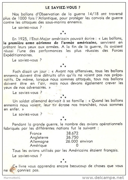 BALLONS D OBSERVATION GUERRE AERIENNE 1914 1918 AEROSTIER AVIATION - 1914-18