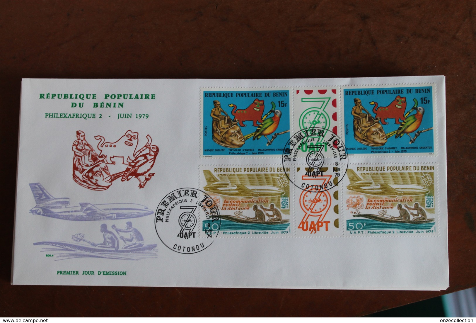 1979          BENIN                  ENVELOPPE    1er   JOUR  PHILEXAFRIQUE  2 - Bénin – Dahomey (1960-...)