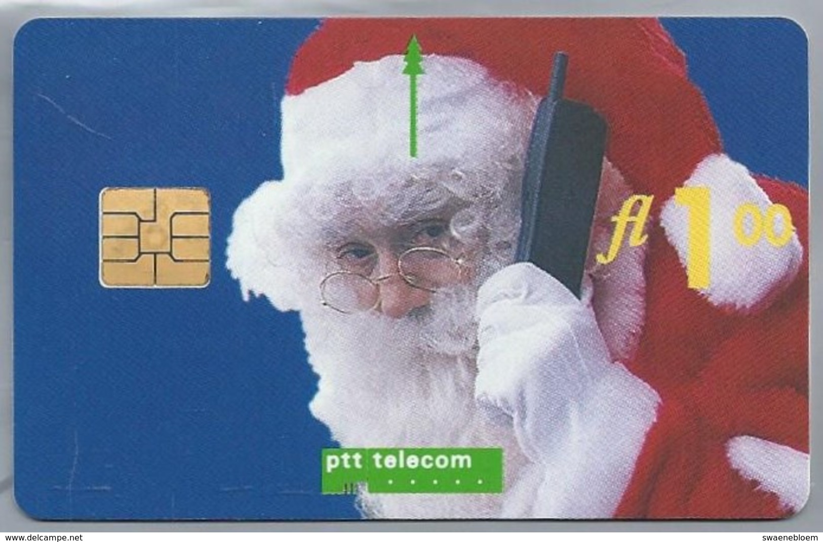 NL.- Telefoonkaart. PTT Telecom. 1 Gulden. Prettige Kerstdagen En Een Gelukkig Nieuwjaar. B418 - Kerstmis
