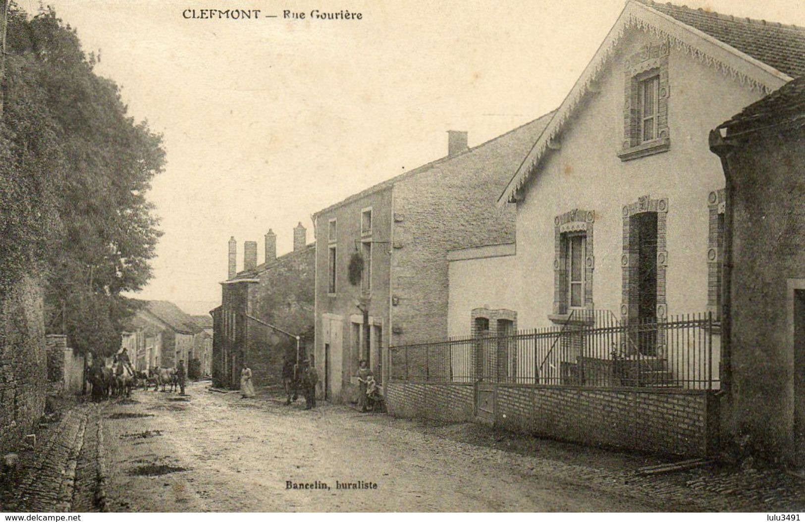 CPA - CLEFMONT (52) - Aspect De La Rue Gourière Au Début Du Siècle - Clefmont