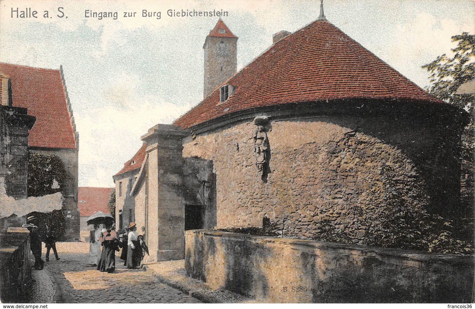 Allemagne - Halle - Eingang Zur Burg Giebichenstein - Halle (Saale)