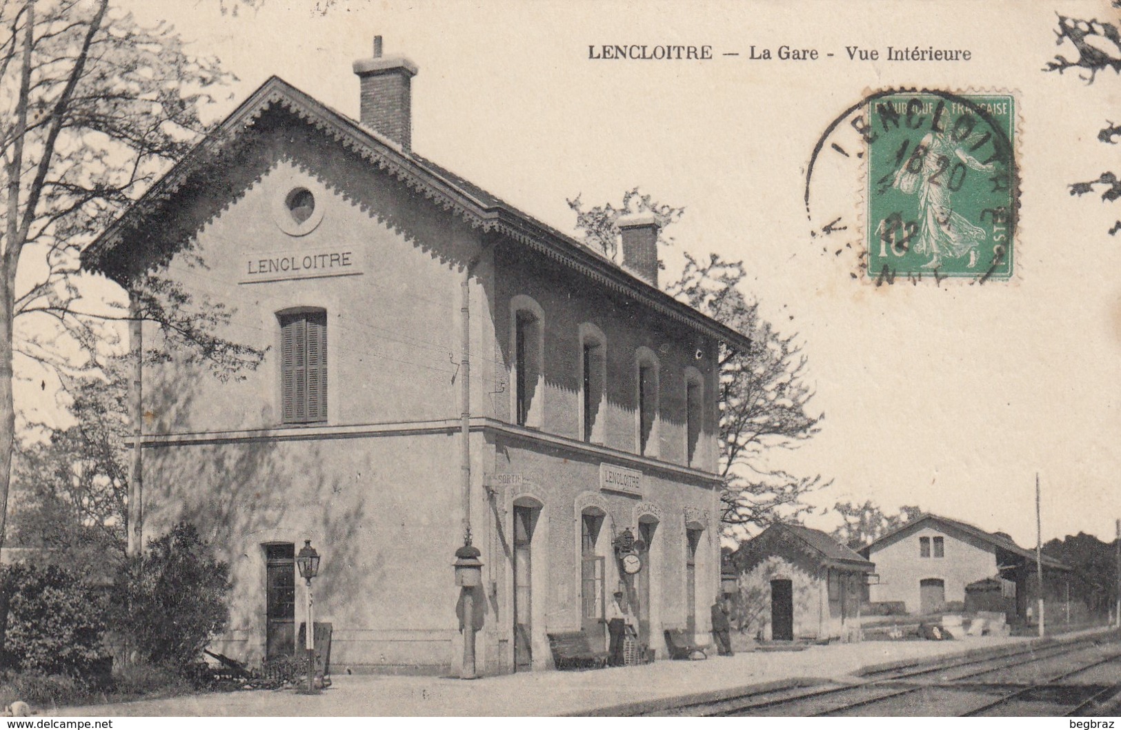 LENCLOITRE     LA GARE - Lencloitre