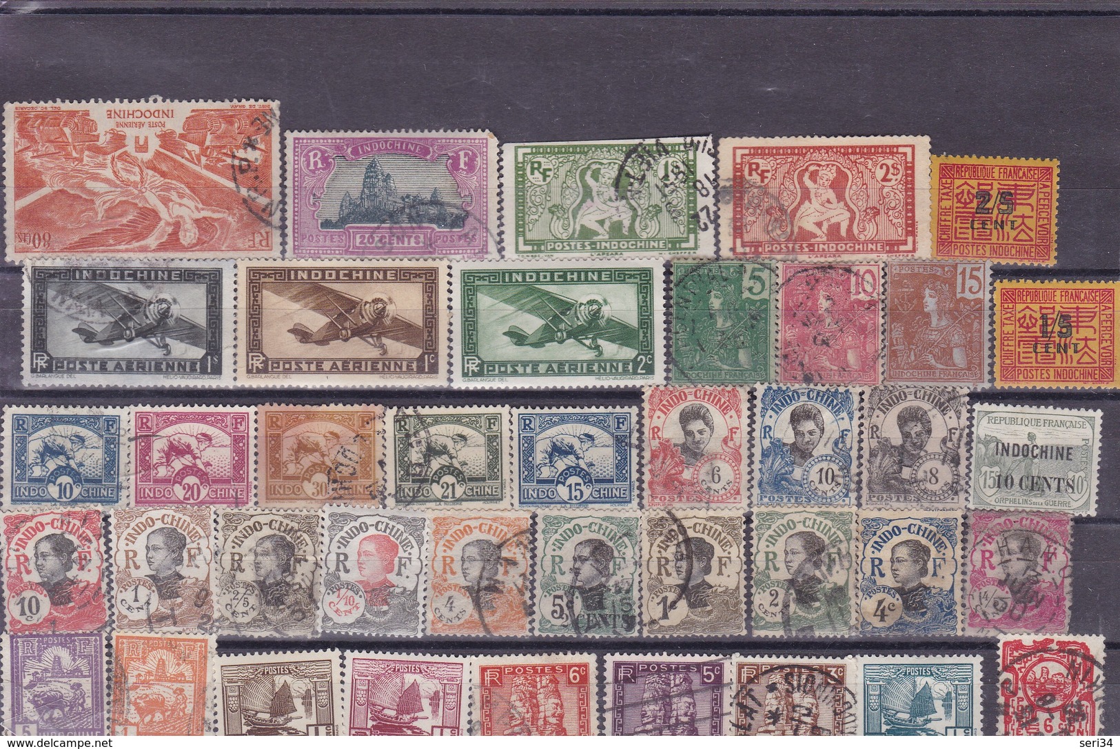 INDOCHINE :  : Y&T :lot De 40 Timbres Oblitérés - Gebraucht