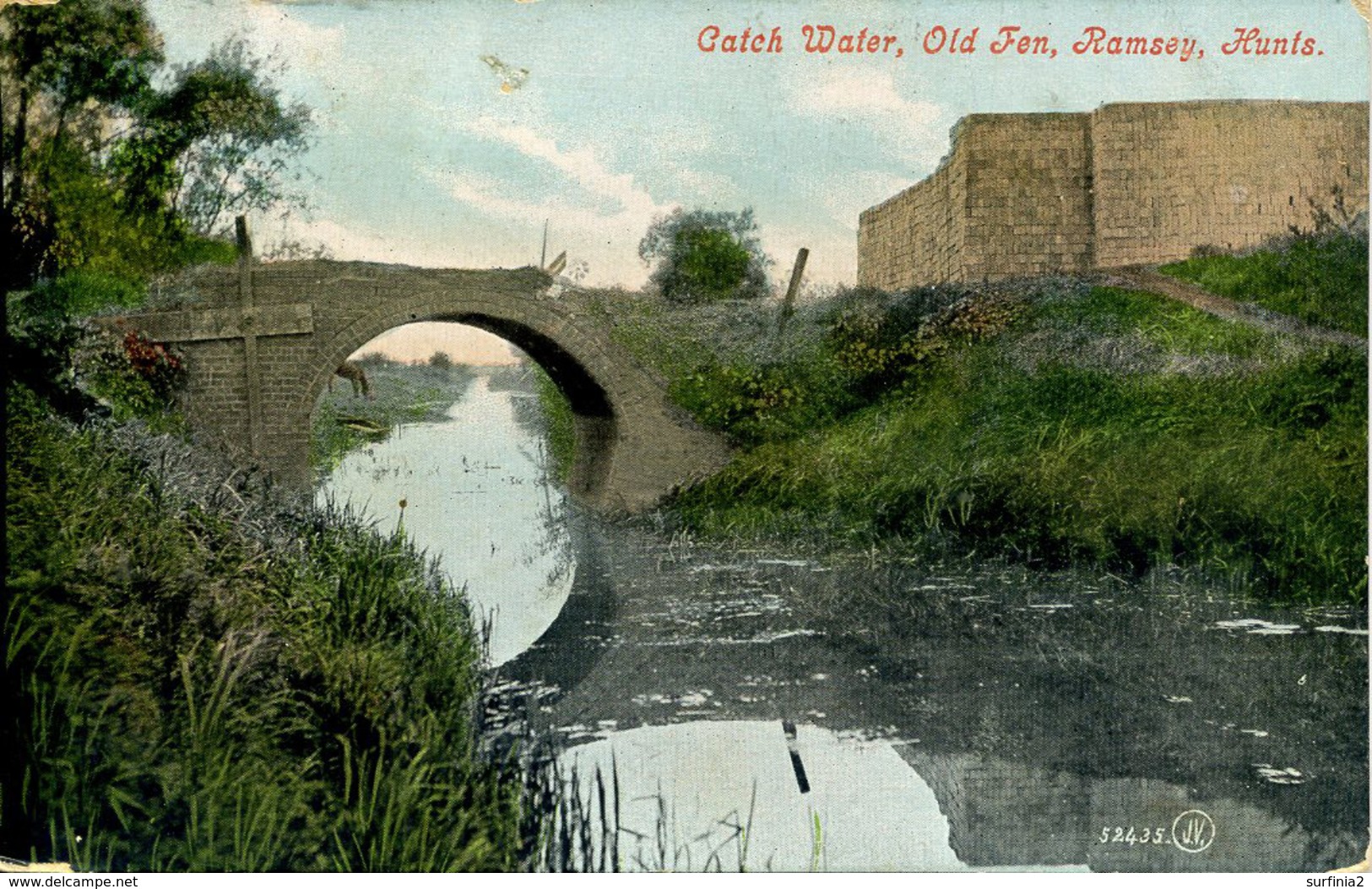 CAMBS - RAMSEY - OLD FEN - CATCH WATER 1906 Ca202 - Huntingdonshire