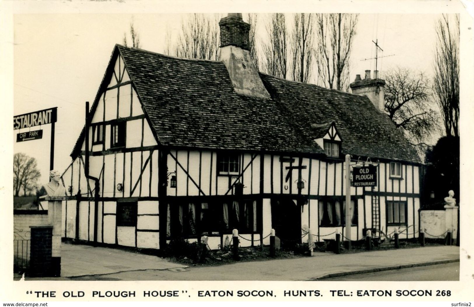 CAMBS - EATON SOCON - "THE OLD PLOUGH HOUSE" RP Ca22 - Huntingdonshire