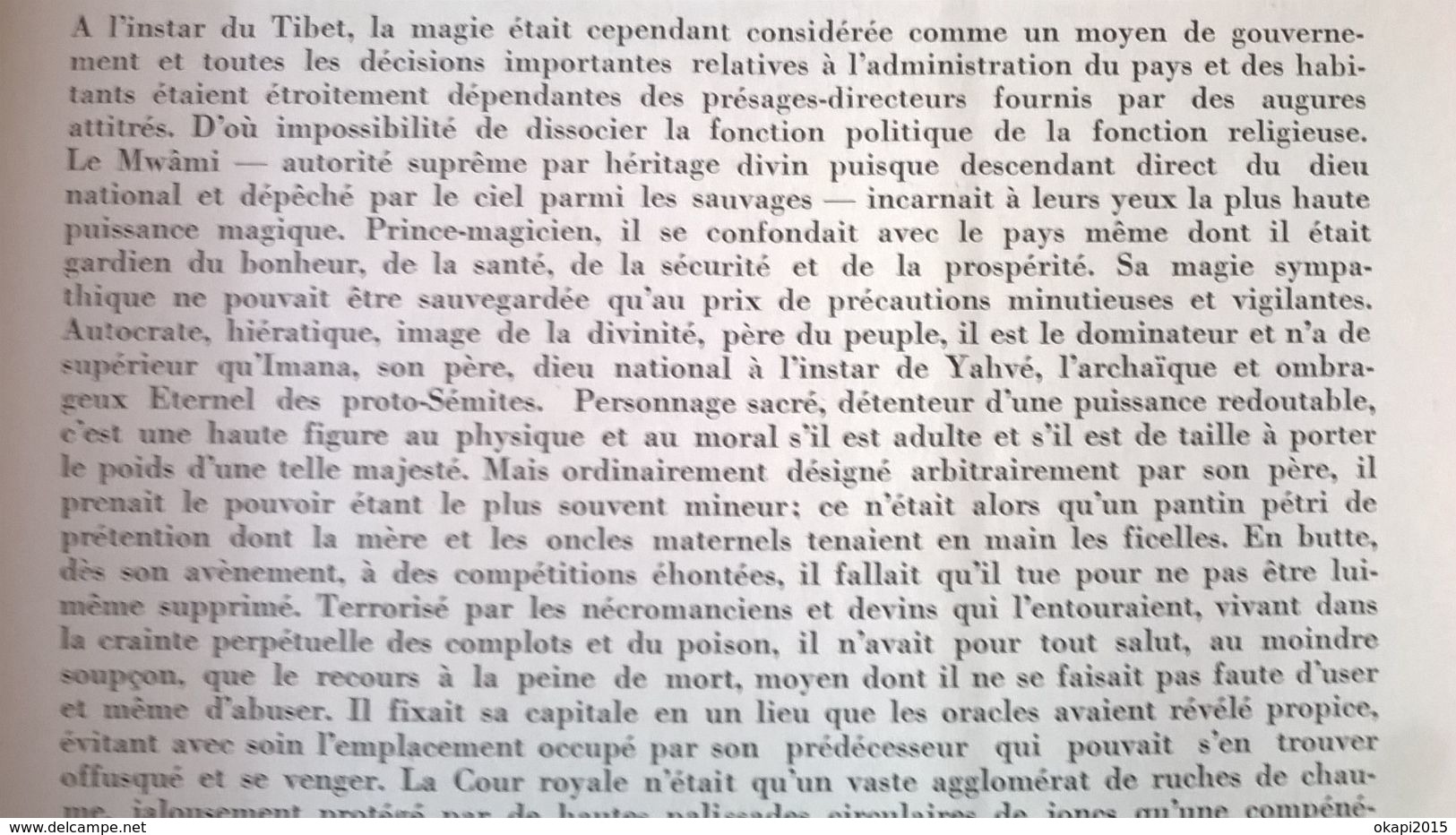 RUANDA - URUNDI   EPOQUE OU RWANDA ETAIT UNE COLONIE DE LA BELGIQUE VIEUX LIVRE ÉDITIONS CHARLES DE - Histoire