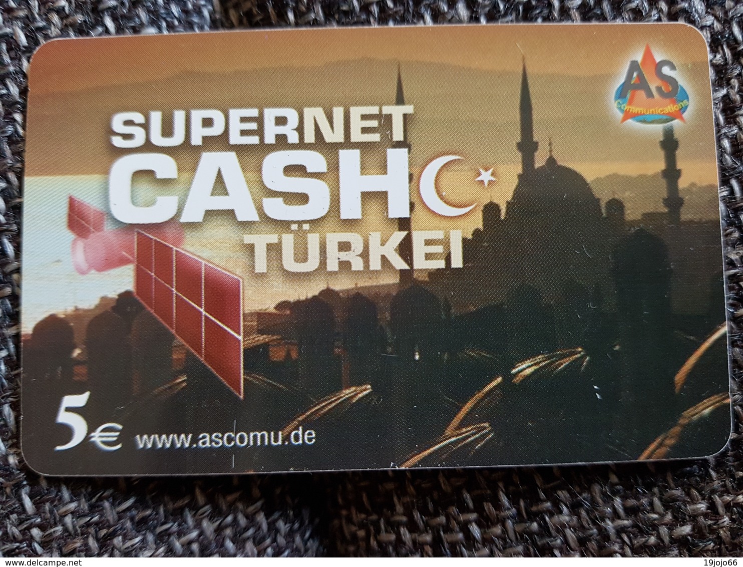 AS Supernet Cash Türkei 5  Euro  -   Moschee -   Used Condition - GSM, Voorafbetaald & Herlaadbare Kaarten