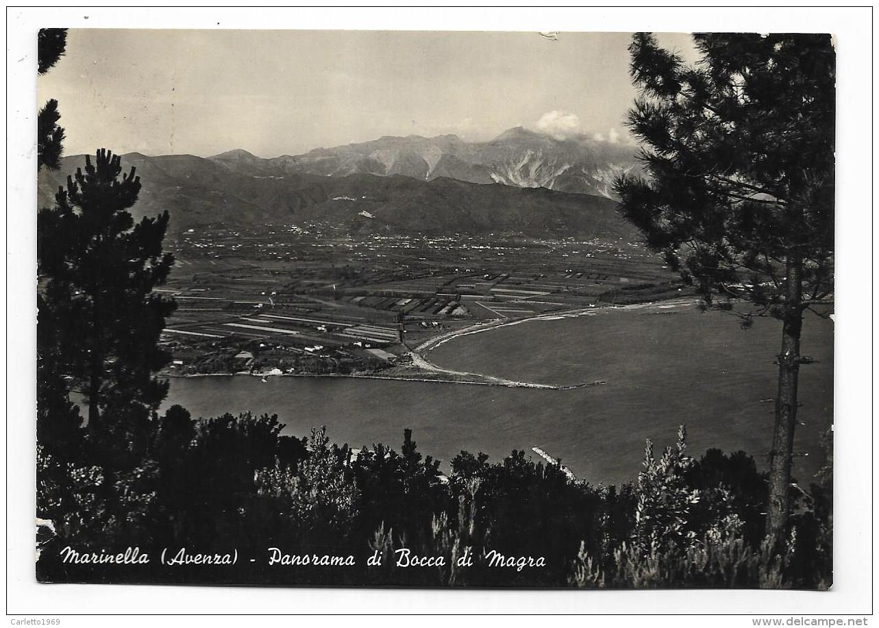 MARINELLA ( AVENZA ) PANORAMA DI BOCCA DI MAGRA   - VIAGGIATA FG - Massa