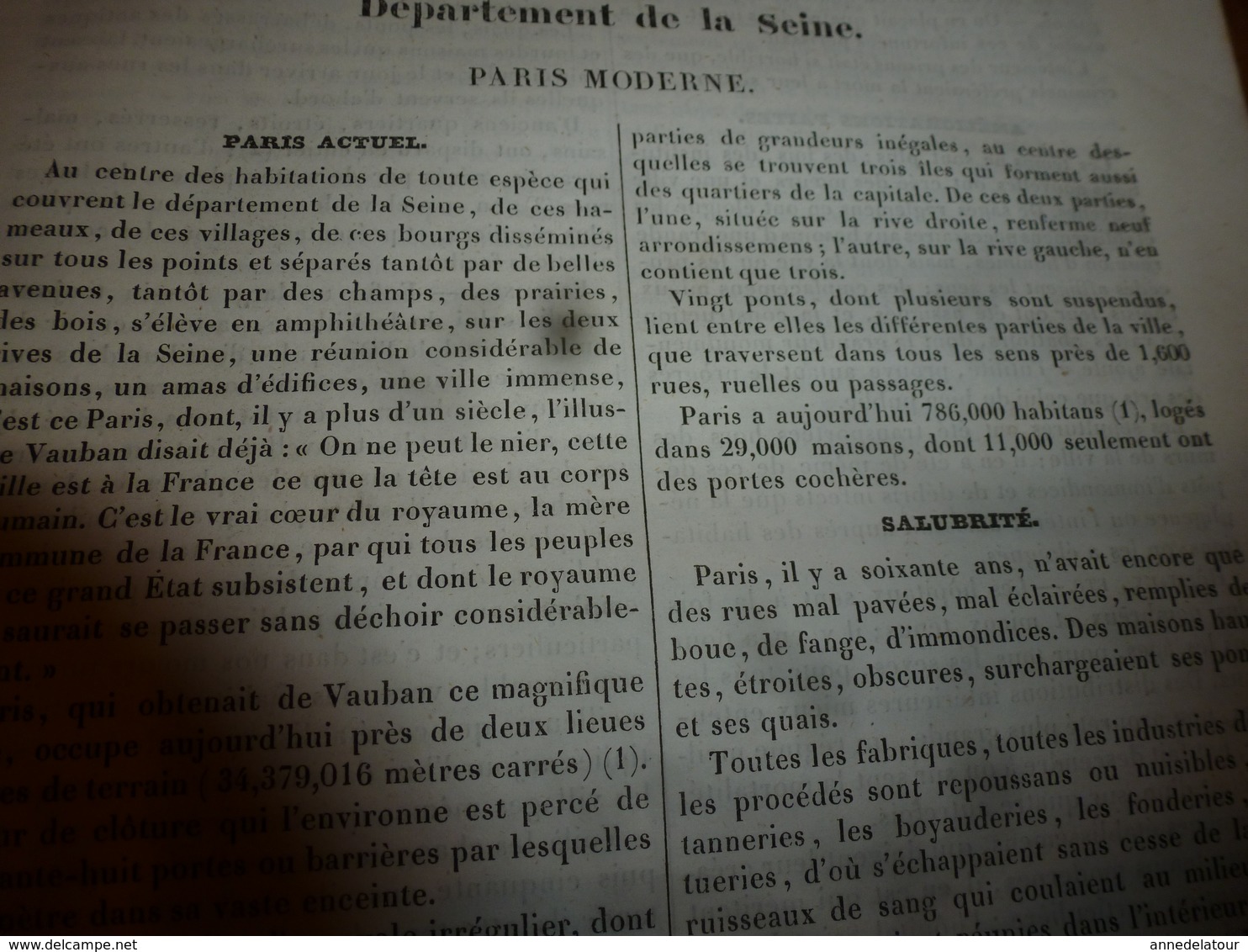 1935 SEINE Paris Moderne (Salubrité-Améliorations-Edifices-Monuments -etc) - Autres & Non Classés