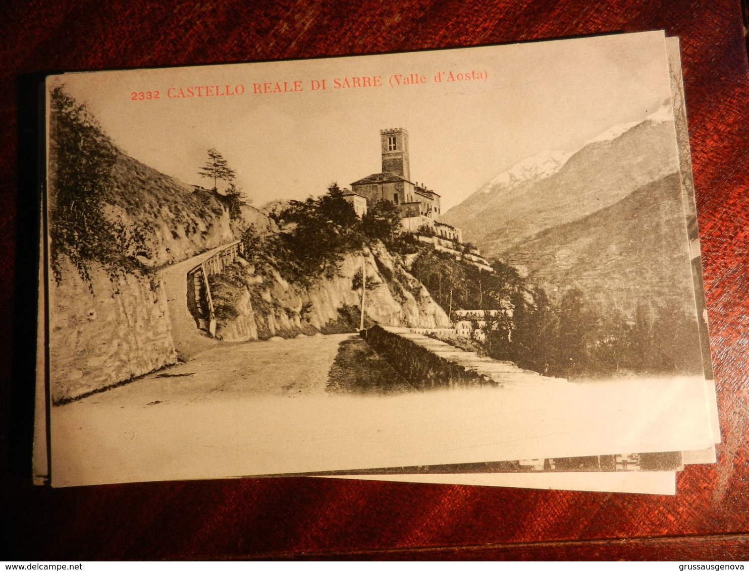 15508) VALLE D'AOSTA CASTELLO REALE DI SARRE NON VIAGGIATA 1902 CIRCA - Altri & Non Classificati