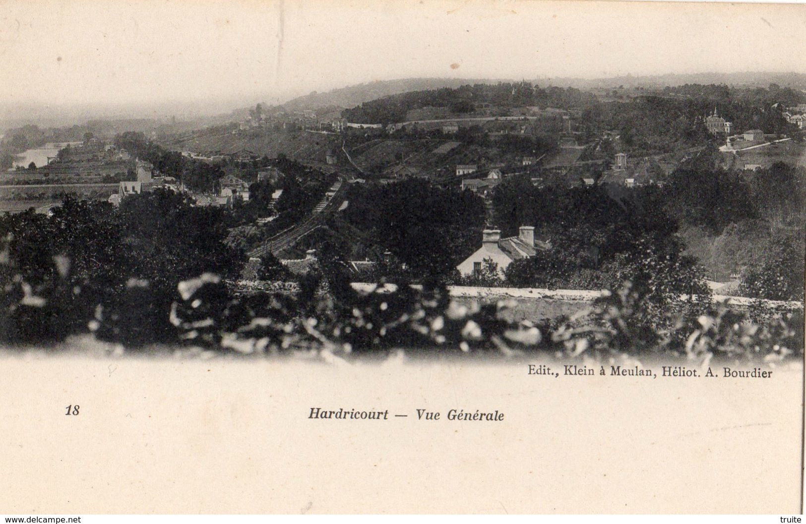 HARDRICOURT VUE GENERALE (CARTE PRECURSEUR ) - Hardricourt