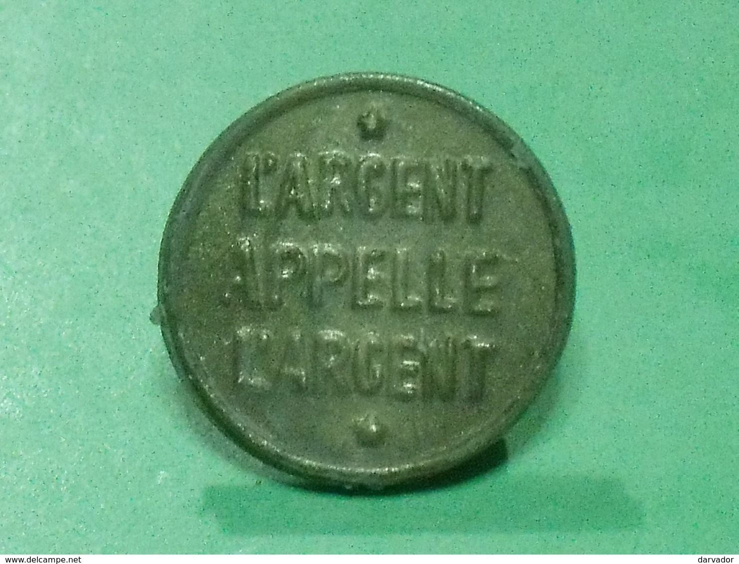 Fèves / Autres / Divers  : Monnaie Plastic , Napoleon , L'argent Appelle L'argent T40 - Autres & Non Classés