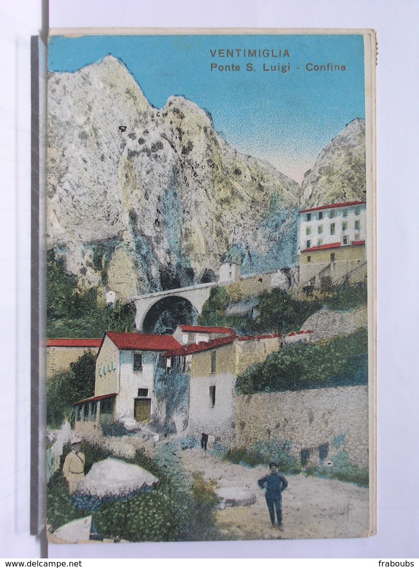 ITALIE - VENTIMIGLIA - INTERNO DELLA STAZIONE - CONFINE - ANIMEE - 1919 - Livorno