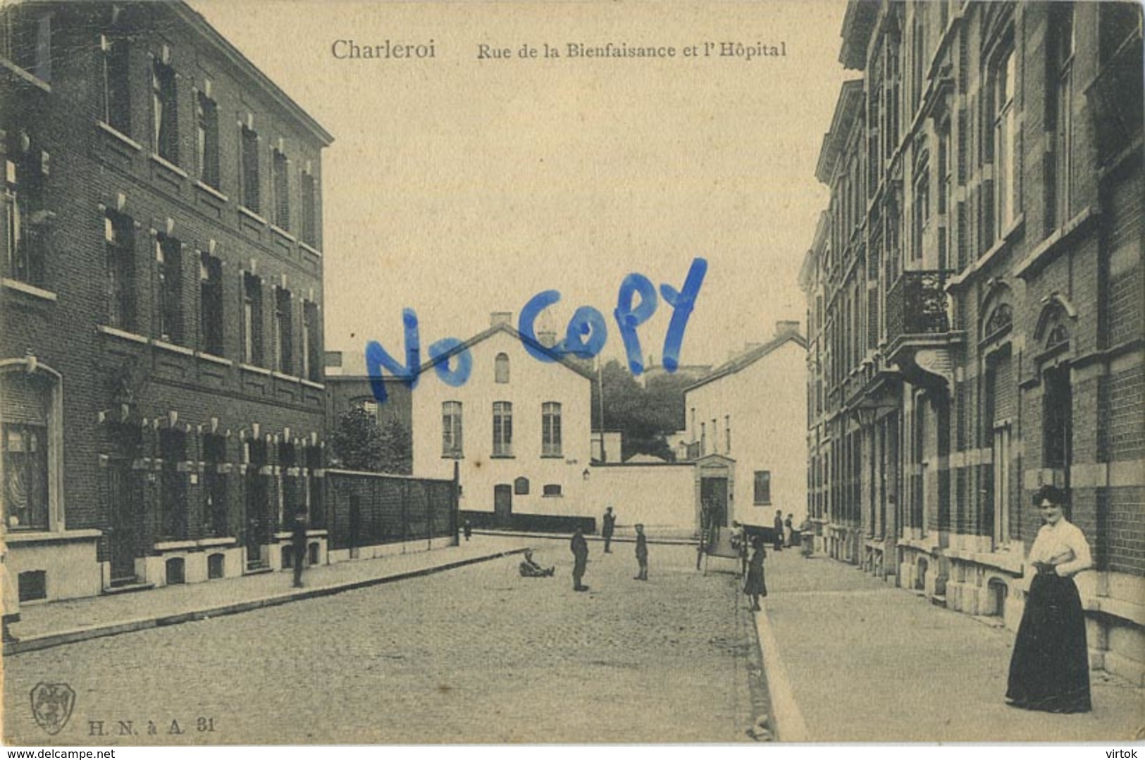 Charleroi : Rue De La Bienfaisance Et L' Hopital - Charleroi