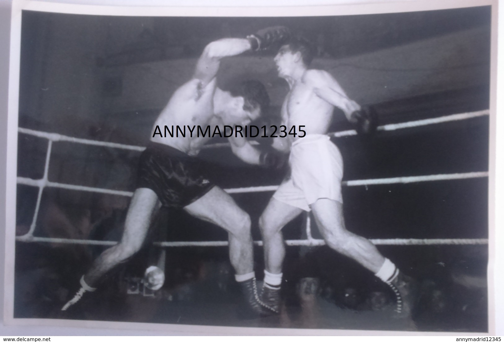 PHOTO (18 Cm X 12 Cm) - BOXE - BOXEUR - BOKS - BOKSER  - BOXING- JIM ROOSE Vs MANCA ( Anvers 26-11-1947 ) - Boxing