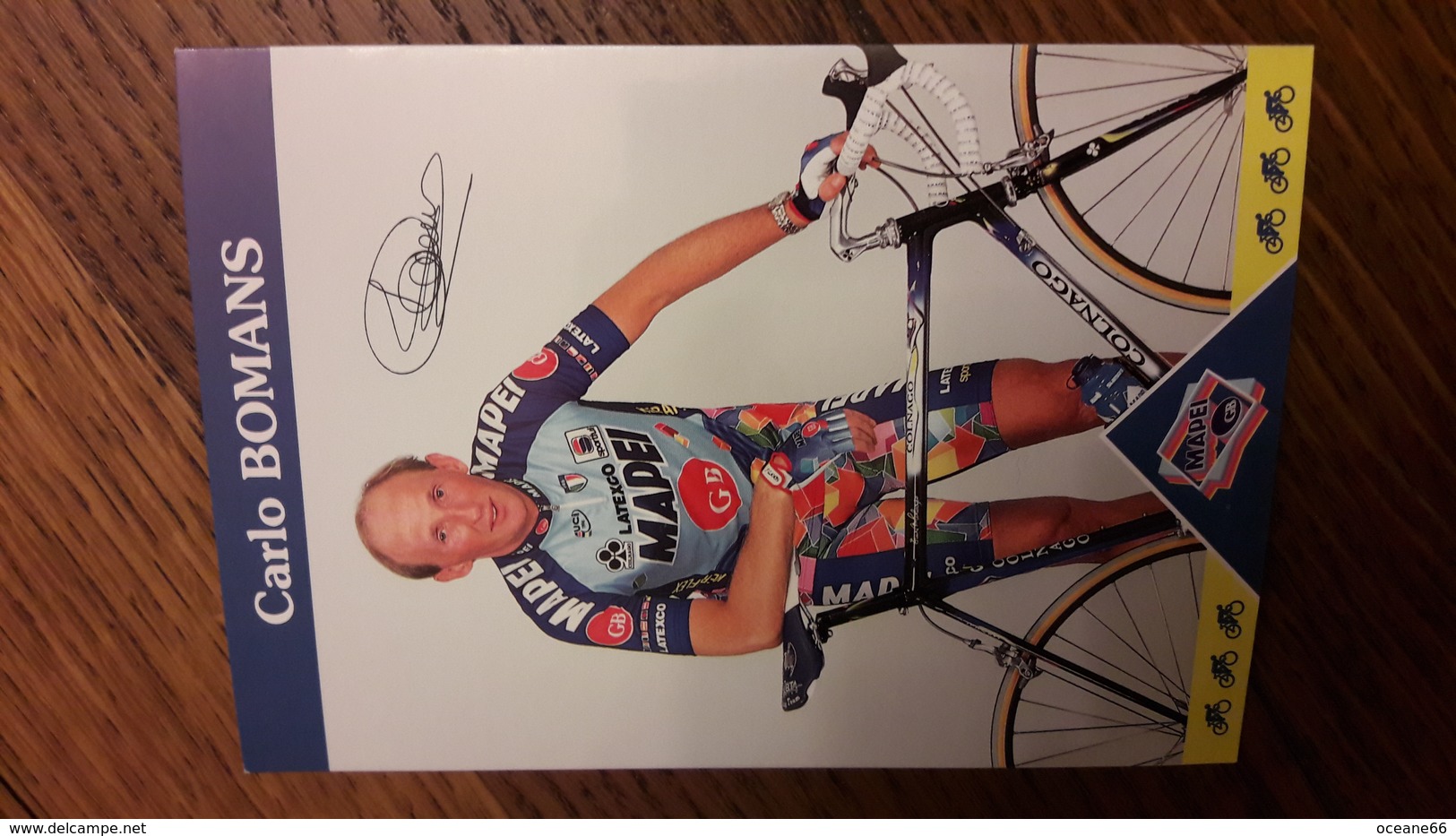 Carlo BOMANS Mapei GB 1997 - Radsport