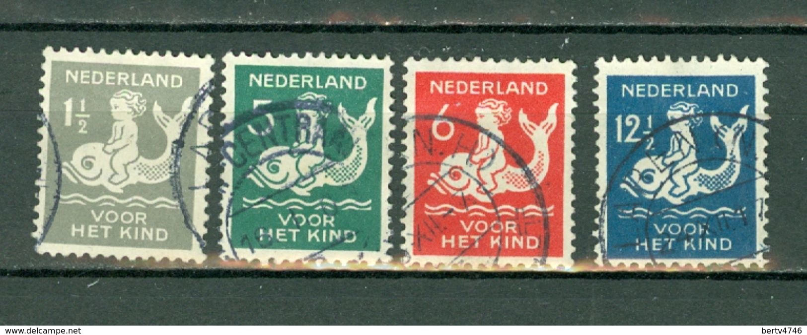 Ned. 1929/30  Yv. 223/226, NVPH 225/228 - Oblitérés