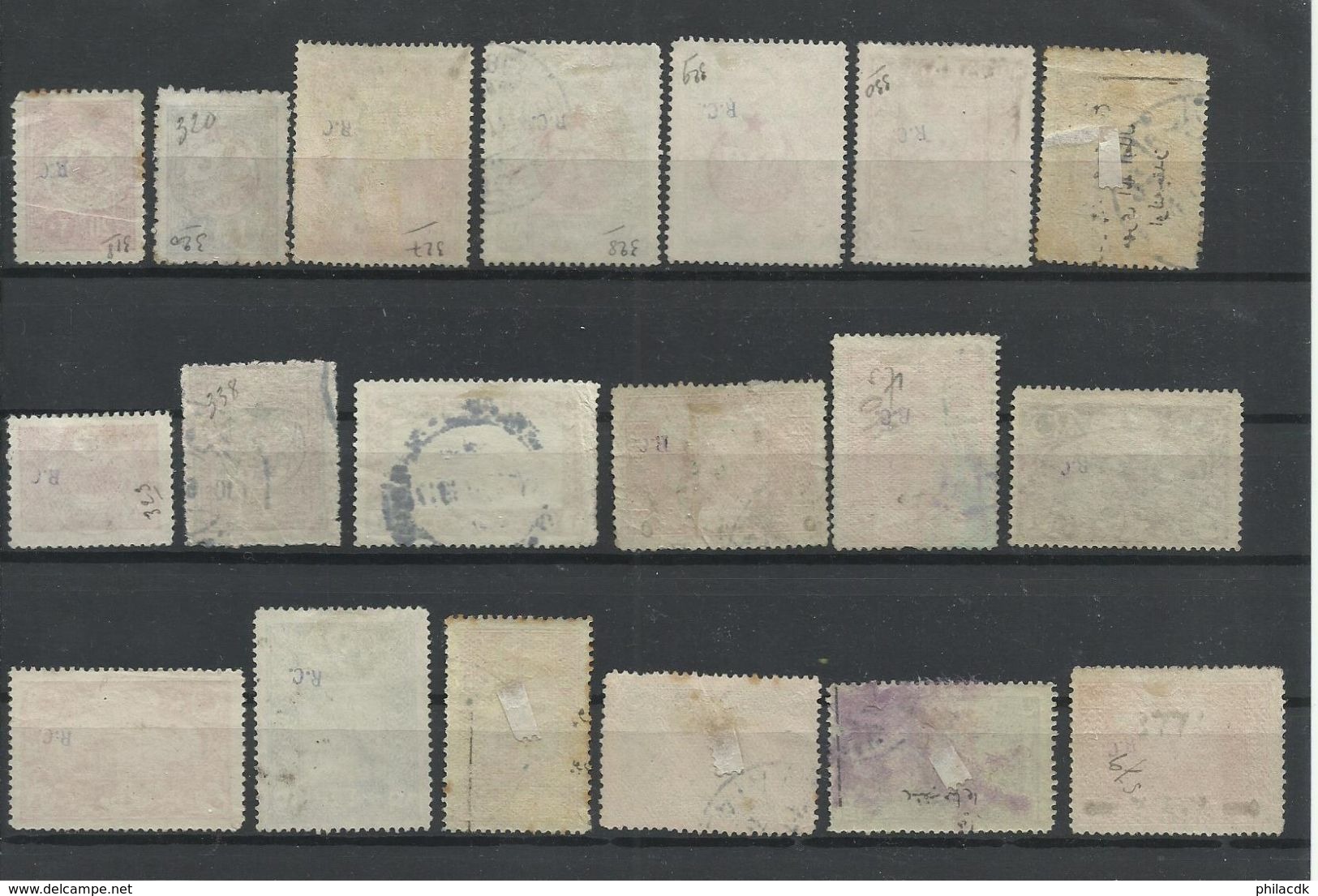 EMPIRE OTTOMAN/TURQUIE - 14 SCANNS - BELLE COLLECTION DE 154 TIMBRES NEUFS* AVEC CHARNIERE/NEUFS SANS GOMME/OBLITERES