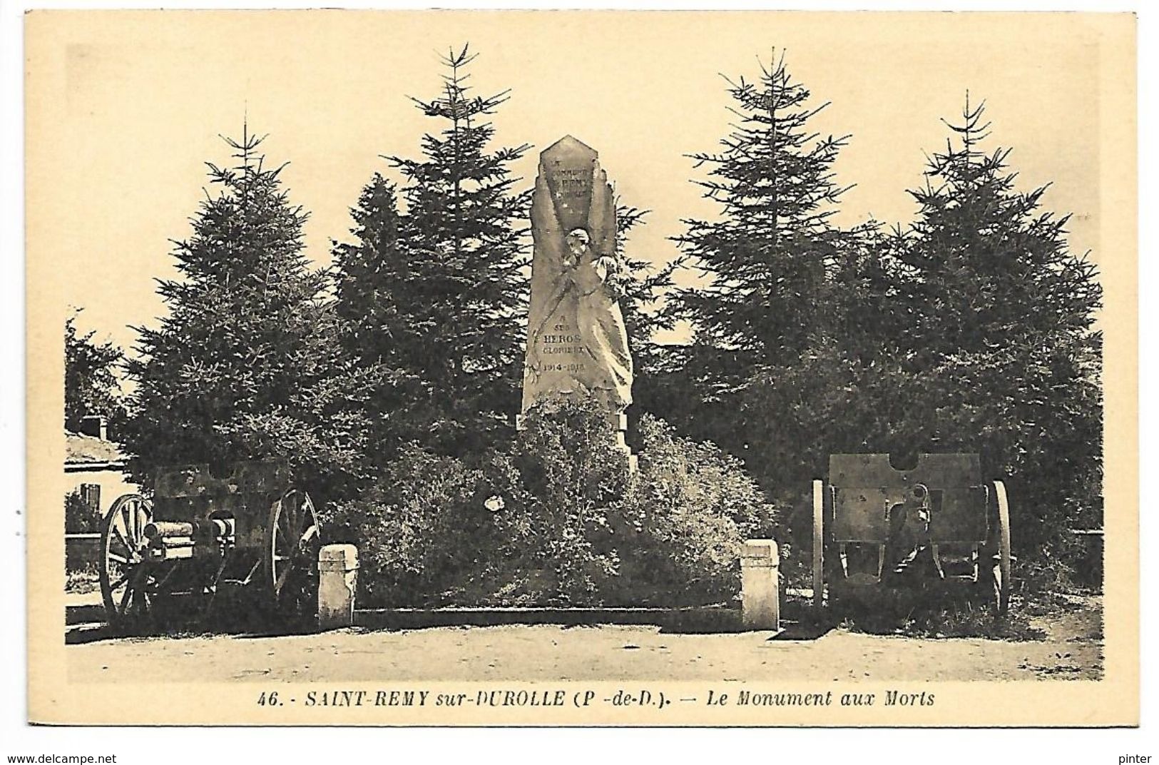 SAINT REMY SUR DUROLLE - Le Monument Aux Morts - Autres & Non Classés