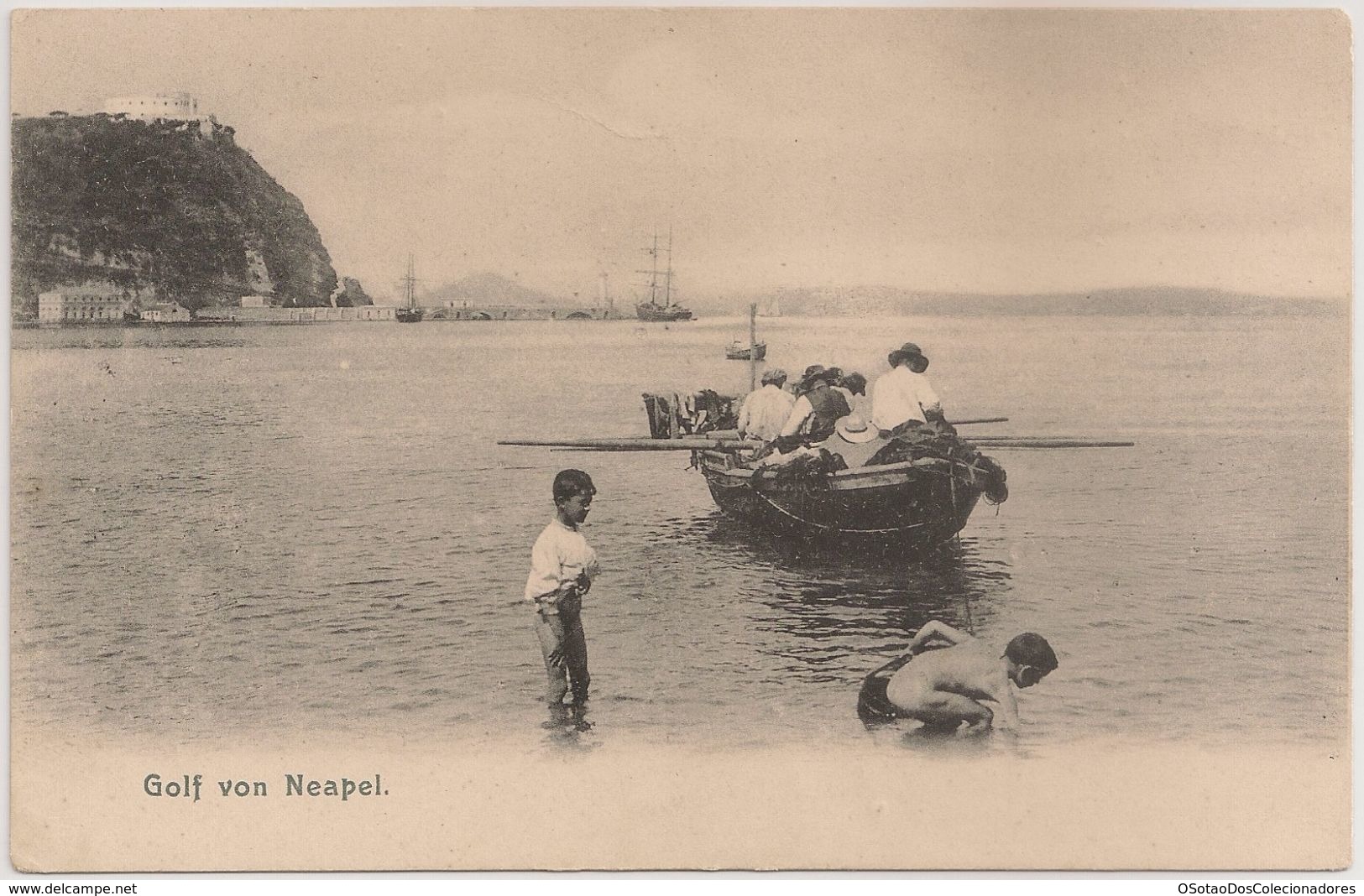 CPA Italia - Napoli - Napule - Naples - Golfo Di Napoli - Golf Von Neapel - Cartolina Postale - Postcard - Napoli (Naples)