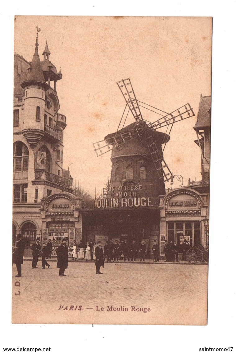 75 - PARIS . LE MOULIN ROUGE - Réf. N°7397 - - Cafés, Hôtels, Restaurants