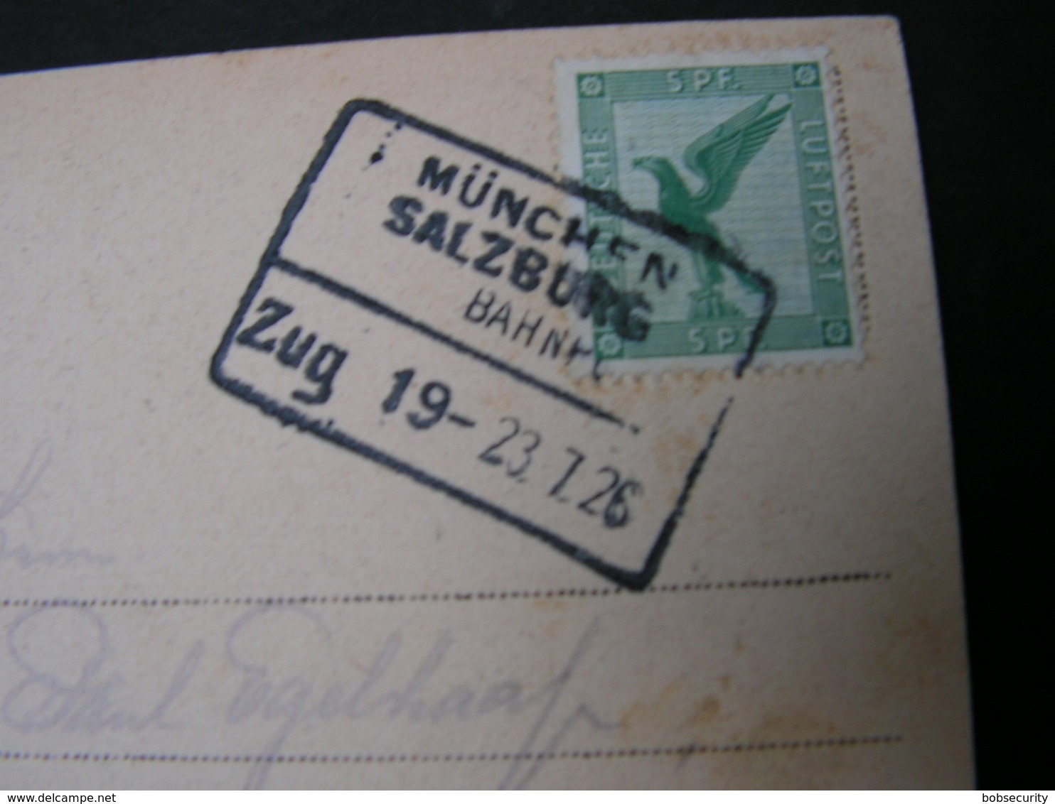 Bahnpost München Salzburg 1926 - Briefe U. Dokumente