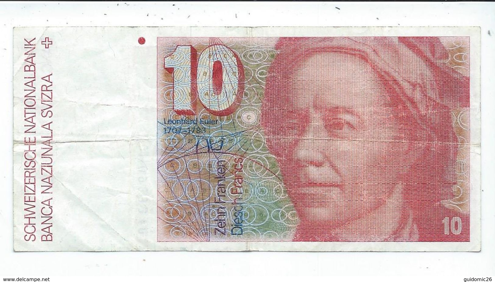 Billet De 10 Francs Ayant Circulé - Suisse