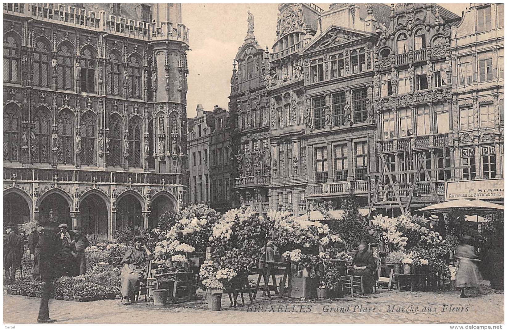 BRUXELLES - Grand'Place - Marché Aux Fleurs - Markten