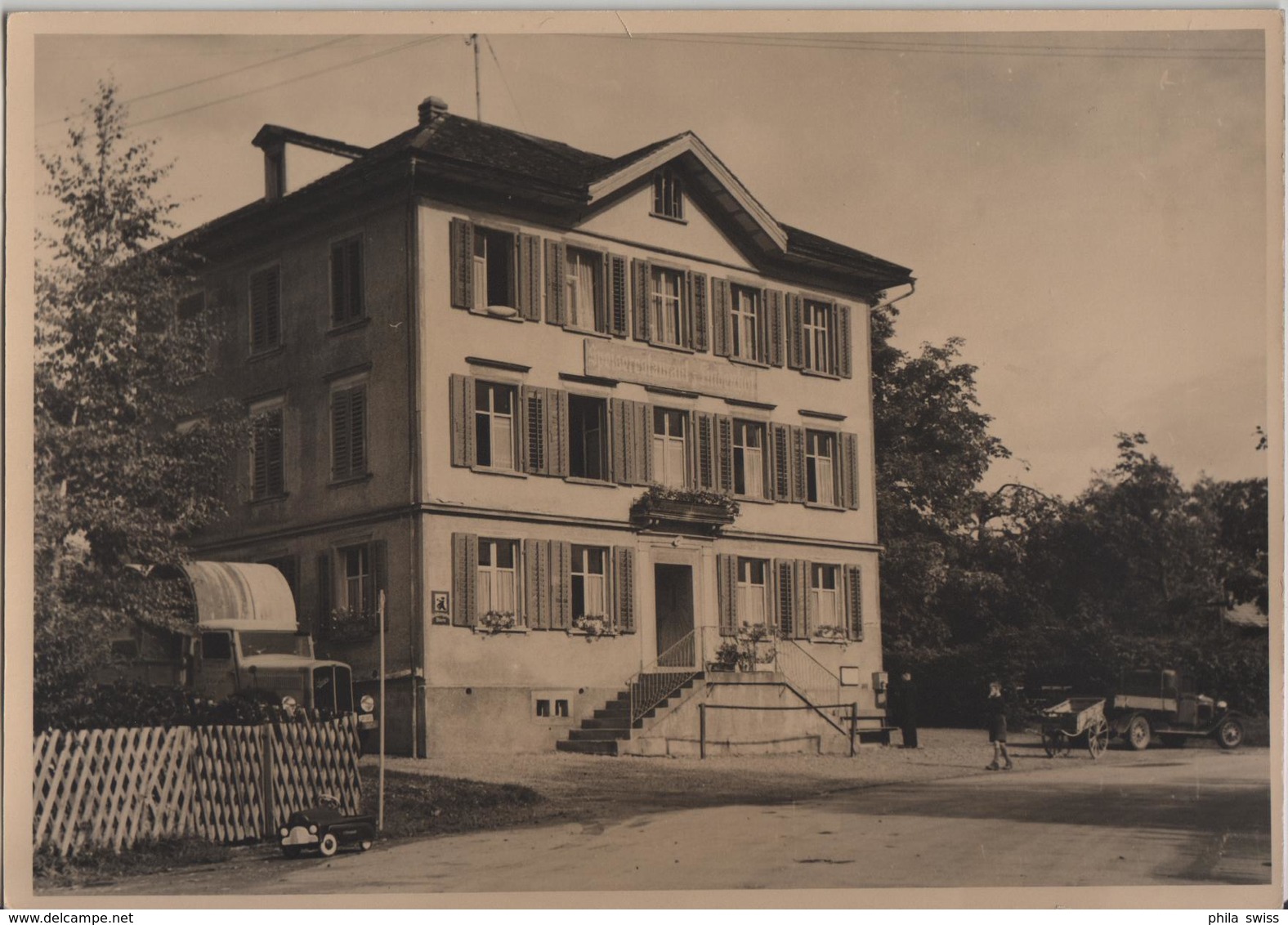 Wil SG - Speiserestaurant Zum Lindenhof - Saurer Lastwagen, Kinderauto, Animee - Autres & Non Classés