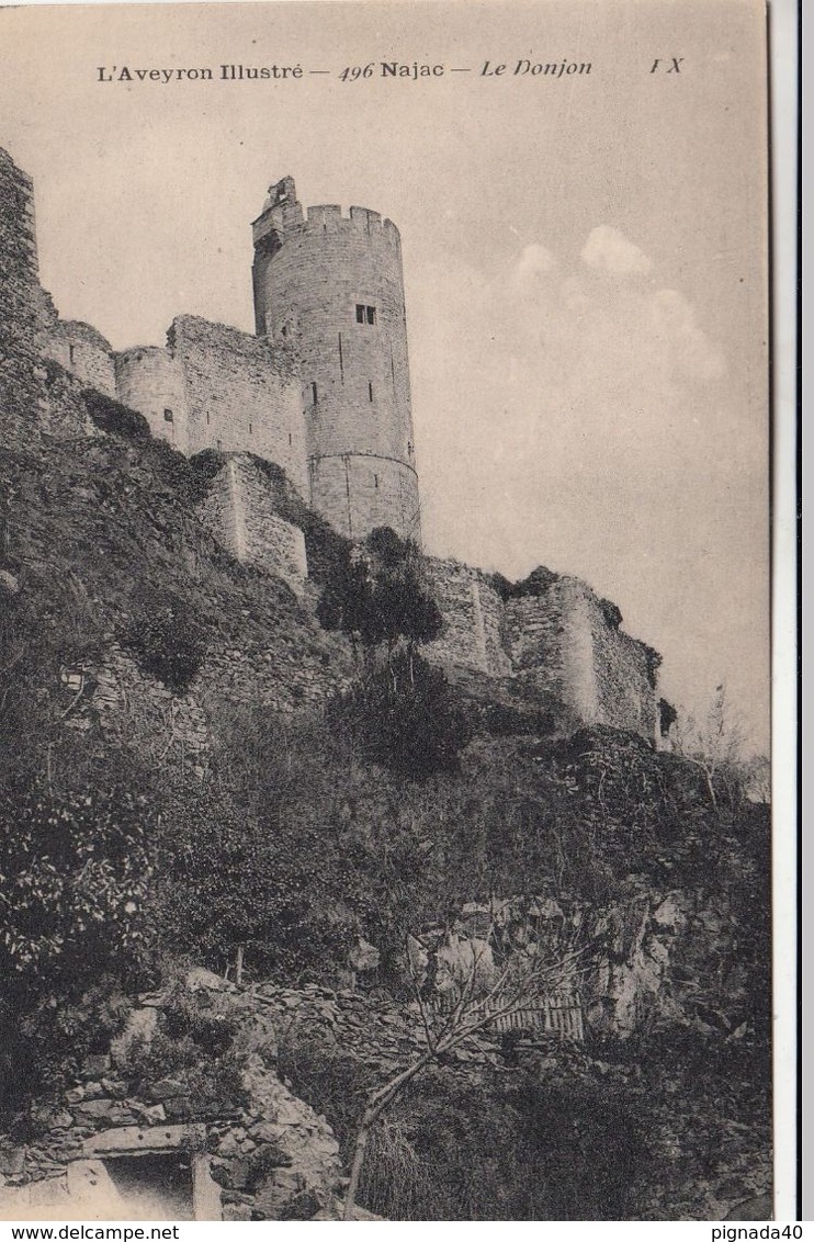 Cp , 12 , NAJAC , Le Donjon - Najac